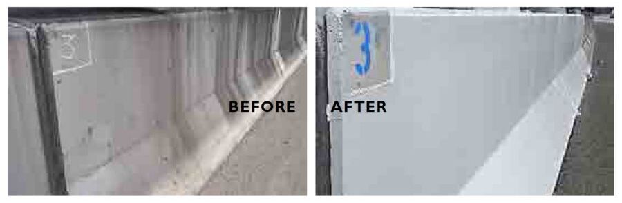 ProtectGuard® Color TopCoat after applications ProtectGuard® Color TopCoat after applications