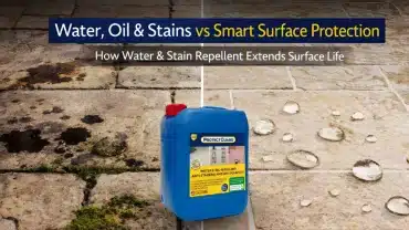 How Water & Stain Repellent Extends Surface Life