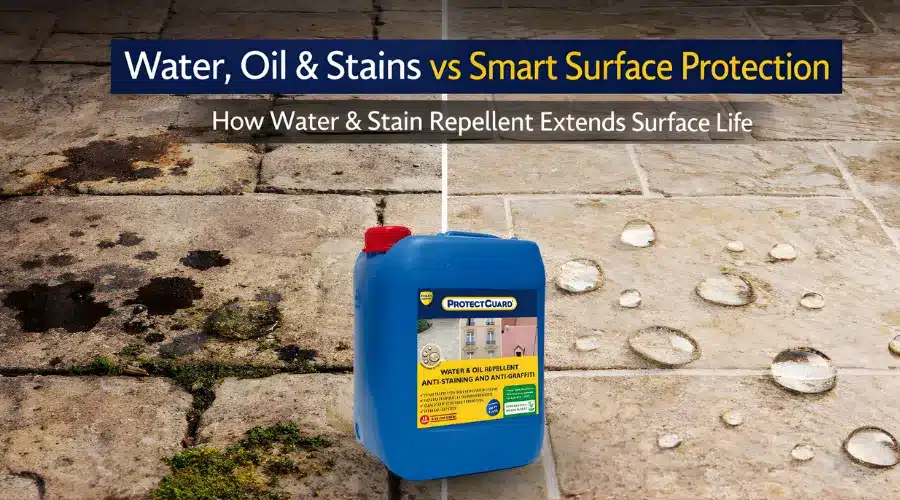 How Water & Stain Repellent Extends Surface Life