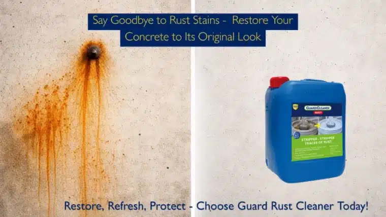 How to Remove Rust Stains from Concrete Walls and Ceilings