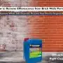 How to Remove Efflorescence from Brick Walls Permanently