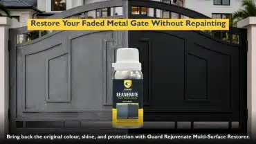 How to Restore Faded Metal Gate without Repainting