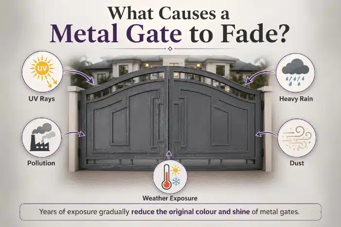 Why Do Metal Gates Fade Over Time